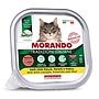 Morando Premium Umido Adulto Patè per Gatto con Pollo Patate e Piselli 100gr