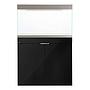 Aqpet Acquario Riverium Plus Vetro Extrachiaro con Supporto Nero 90X50X55h cm