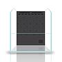 Blau Aquaristic Cubic Selva 45 Paludarium completo 45x45x20/55h cm